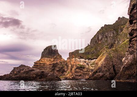 La belle île 'Dokdo', Dokdo est le territoire de l'extrémité est de 'République de Corée'. Banque D'Images