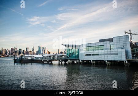 Gare de Port Imperial, Weehawken, New Jersey Banque D'Images