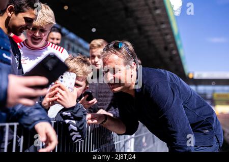 Farum, Danemark. 15th, mai 2022. Kasper Hjulmand, entraîneur-chef de l'équipe nationale danoise, vu à l'interruption du match Superliga 3F entre le FC Nordsjaelland et Vejle Boldklub à droite de Dream Park à Farum. (Crédit photo: Gonzales photo - Dejan Obretkovic). Banque D'Images
