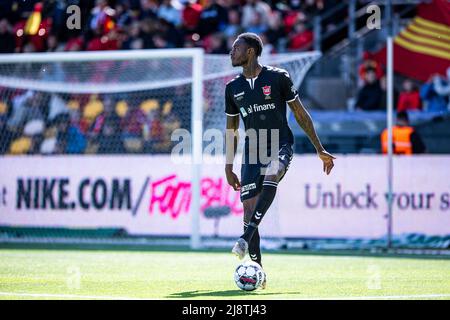 Farum, Danemark. 15th, mai 2022. Jerome Opoku (4) de Vejle Boldklub vu pendant le match Superliga de 3F entre le FC Nordsjaelland et Vejle Boldklub à droite de Dream Park à Farum. (Crédit photo: Gonzales photo - Dejan Obretkovic). Banque D'Images