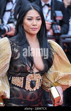 Anggun assistait à la première du film Top Gun 2 Maverick lors du Festival de Cannes 75th, le 18 mai 2022. Photo de Julien Reynaud/APS-Medias/ABACAPRESSS.COM Banque D'Images