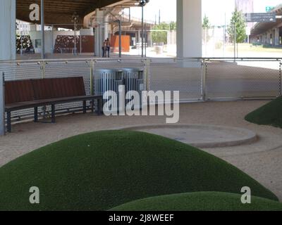 Nouveau parc Carpenter dans le centre-ville de Dallas. Le cinquième espace vert du centre-ville Banque D'Images