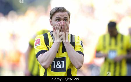 Ville de Dortmund, Allemagne. 14th mai 2022. Firo : 14th mai 2022, Fuvuball, 1st Bundesliga, saison 2021/2022, BVB, Borussia Dortmund - Hertha BSC Berlin adieu à Marcel SCHMELZER, BVB/dpa/Alamy Live News Banque D'Images
