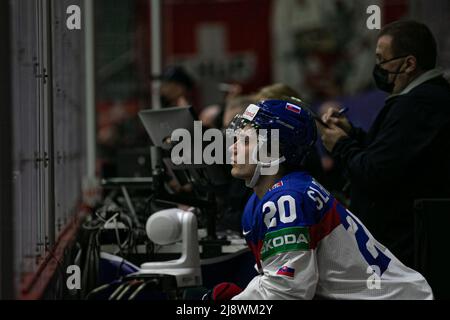 Helsinki, Finlande. 18th mai 2022. (Slovaquie) pendant le Championnat du monde - Suisse contre Slovaquie, Hockey sur glace à Helsinki, Finlande, mai 18 2022 crédit: Independent photo Agency/Alamy Live News Banque D'Images