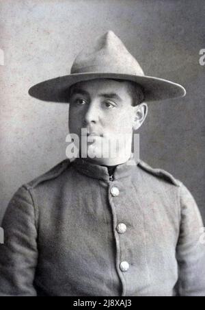 Photographie de Charles Armstrong Gibson (1876-1918). Gibson était un ancien combattant de la guerre anglo-Boer et de la première Guerre mondiale CA. 1900 Banque D'Images