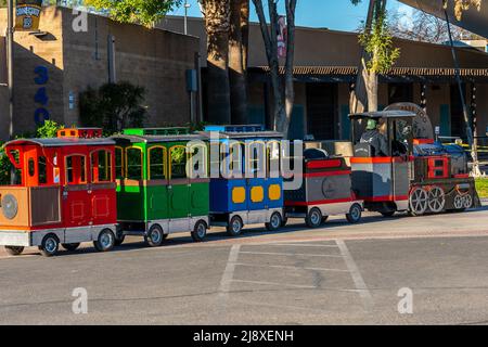 Tucson, Arizona, États-Unis - 8 novembre 2021 : le chemin de fer de Reid Park Banque D'Images