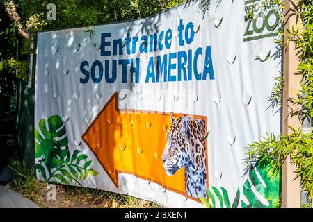 Tucson, Arizona, États-Unis - 8 novembre 2021 : le zoo de Reid Park Banque D'Images