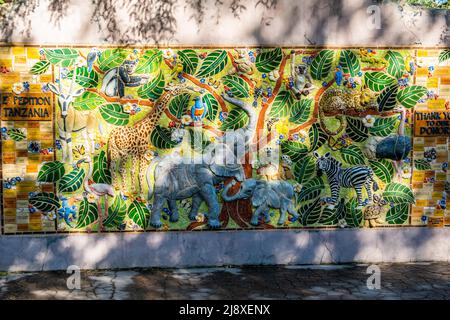 Tucson, Arizona, États-Unis - 8 novembre 2021 : le zoo de Reid Park Banque D'Images