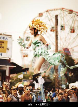 Parade de la sirène à Coney Island, Brooklyn, New York Banque D'Images