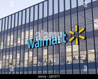 bâtiment Walmart