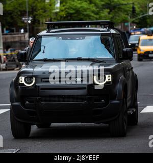 Land Rover Defender à Manhattan/New York Banque D'Images