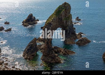 Tête de Crohy ; Arche de mer, Arche, Na Bristi, Stua Mara, Maghery, Co, Donegal, Irlande Banque D'Images