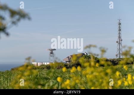 Foredown Radar Station, gardes-côtes, Douvres, Kent, Royaume-Uni Banque D'Images