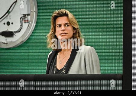 Amelie MAURESMO, directrice de Roland Garros lors de la quatrième journée de qualification de Roland-Garros 2022, French Open 2022, tournoi de tennis Grand Slam le 19 mai 2022 au stade Roland-Garros à Paris, France - photo: Matthieu Mirville/DPPI/LiveMedia Banque D'Images