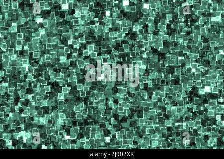 créativité nice sarcelle, vert de mer technologie électronique brillant ordinateur graphiques illustration de texture Banque D'Images