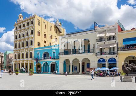 Plaza Vieja, la Vieille Havane, la Havane, la Habana, République de Cuba Banque D'Images