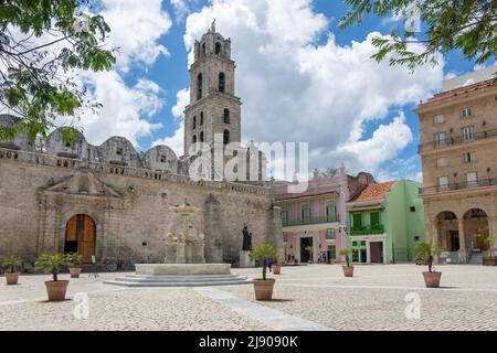 Basilique Saint-Francisco-d'Asís, Plaza de San Francisco-d'Asís, Vieille Havane, la Havane, la Habana, République de Cuba Banque D'Images