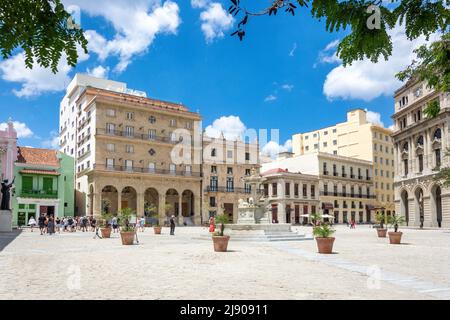 Plaza de San Francisco de Asís, la Vieille Havane, la Havane, la Habana, République de Cuba Banque D'Images