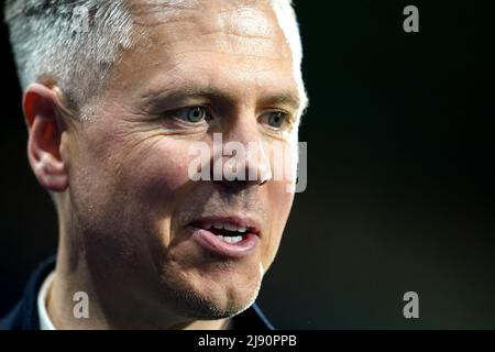 Huddersfield responsable des opérations de football de la ville Leigh Bromby lors de la demi-finale du championnat Sky Bet, deuxième match au stade John Smith, Huddersfield. Date de la photo: Lundi 16 mai 2022. Banque D'Images