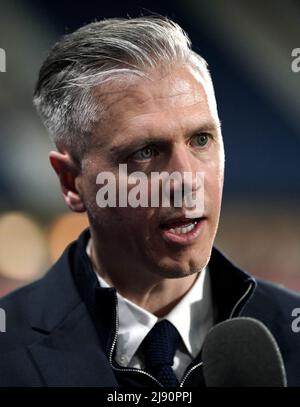 Huddersfield responsable des opérations de football de la ville Leigh Bromby lors de la demi-finale du championnat Sky Bet, deuxième match au stade John Smith, Huddersfield. Date de la photo: Lundi 16 mai 2022. Banque D'Images