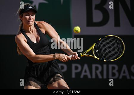 Paris, France. 19th mai 2022. DANIELLE COLLINS des États-Unis lors d'une session d'entraînement de Roland-Garros 2022, tournoi de tennis Grand Chelem ouvert au stade Roland-Garros. (Image de crédit : © Matthieu Mirville/ZUMA Press Wire) Banque D'Images