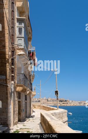 Vittoriosa (Birgu), les trois villes, Malte Banque D'Images