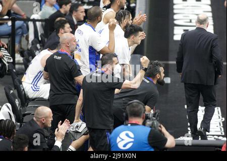 Belgrade, Serbie. 19th mai 2022, Basketball Euroleal semidinals: FC Barcelone vs Real Madrid au Pavillon Stark Arena. Belgrade, Serbie. 19th mai 2022. 900/Cormon Press Credit: CORMON PRESS/Alay Live News Banque D'Images