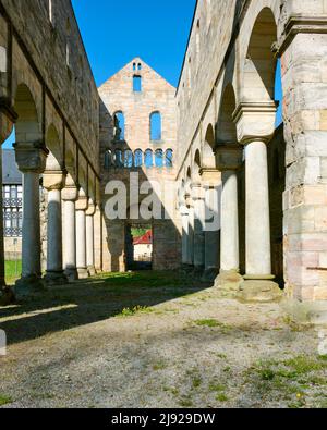 Monastère de Paulinzella, ancienne abbaye bénédictine, Thuringe, Allemagne Banque D'Images