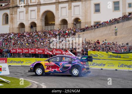 19 LOEB Sebastien (FRA), GALMICHE Isabelle (FRA), M-SPORT FORD WORLD RALLY TEAM, FORD Puma Rally1, action pendant le Rallye de Portugal 2022, 4th tour du Championnat du monde de voitures de rallye WRC 2022, du 19 au 22 mai 2022 à Matosinhos, Portugal - photo Paulo Maria / DPPI Banque D'Images