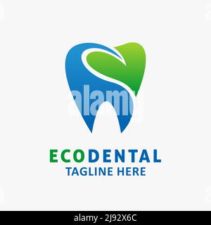 Logo ECO Dental Illustration de Vecteur