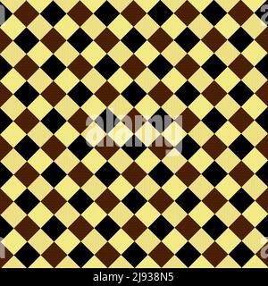 Motif sans couture classique brun robe tissu textile fileté vêtement abstrait fond papier texturé modèle illustration vectorielle Illustration de Vecteur
