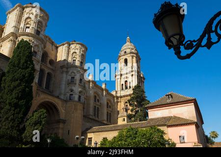 Malaga, Costa del Sol, Malaga Province, Andalusia, southern Spain.  The Renaissance cathedral. Full Spanish name is La Santa Iglesia Catedral Basilica Stock Photo