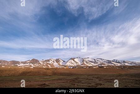 Ighil m'Goun, 4 071 mètres, chaîne de montagnes de l'Atlas, maroc, afrique Banque D'Images