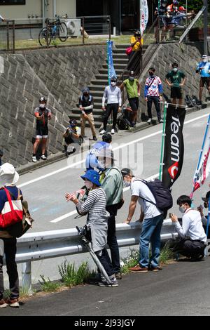 iida, nagano, japon, 2022/19/05 , tournée cycliste professionnelle du Japon qui s'est tenue à Iida au printemps 2022. Banque D'Images