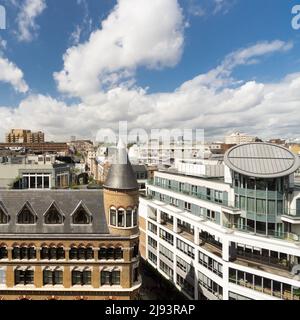 Réunion d'information et visite de la ligne Elizabeth à la gare de Farringdon, organisée par Central District Alliance, London & Partners et tr Banque D'Images