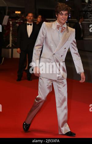 20 mai 2022, Cannes, Côte d'Azur, France: LORENZO ZURZOLO participe à la projection "EO" lors du Festival annuel du film de Cannes 75th (Credit image: © Mickael Chavet/ZUMA Press Wire) Banque D'Images