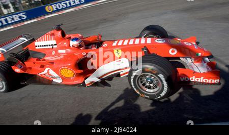 Spa, Belgique. 10th septembre 2005. ARCHIVE PHOTO: Rubens BARRICHELLO a 50 ans le 23 mai 2022, 65SN F1 Spa 100905SP.jpg Rubens BARRICHELLO (Ferrari) Formule 1, Free Practice for the Belgian Grand Prix at Spa/Francorchamps on 09/10/05, saison0506 Credit: dpa/Alay Live News Banque D'Images