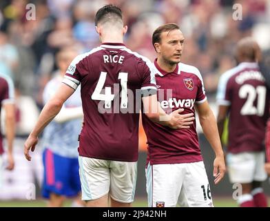 Photo de dossier datée du 19-09-2021 de Mark Noble de West Ham United, qui n'avait pas manqué une pénalité depuis 2016, mais David de Gea sauvé son coup de pied de septembre 19th pour gagner la victoire de Manchester United. Date de publication : vendredi 20 mai 2022. Banque D'Images