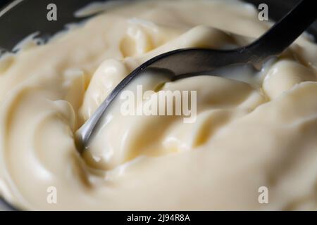 Requeijão crémoso, crème de fromage locale brésilienne populaire, Brésil Banque D'Images