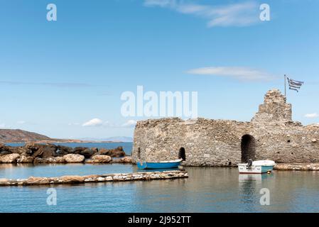 Château vénitien à Paros, Grèce Banque D'Images