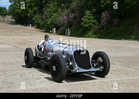 Napier-Railton 535hp W12 (1934, Brooklands Lap Record car), Centenaire de la vitesse, 17 mai 2022, Brooklands Museum, Weybridge, Surrey, Angleterre, Royaume-Uni, Europe Banque D'Images