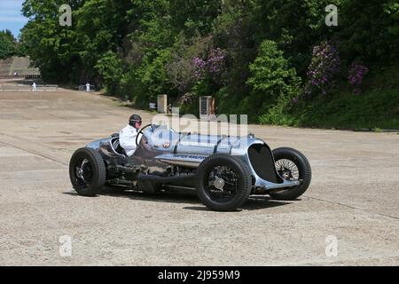 Napier-Railton 535hp W12 (1934, Brooklands Lap Record car), Centenaire de la vitesse, 17 mai 2022, Brooklands Museum, Weybridge, Surrey, Angleterre, Royaume-Uni, Europe Banque D'Images