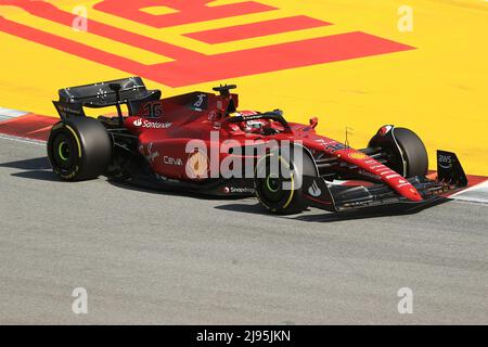 Barcelone, Espagne. 20th mai 2022. 20th mai 2022 ; Barcelone, circuit de Barcelone Catalunya, Espagne. F1 Grand Prix d'Espagne, pratique du vendredi: Scuderia Ferrari, Charles Leclerc crédit: Action plus Sports Images/Alamy Live News Banque D'Images