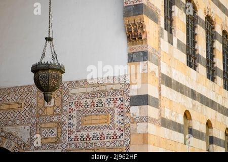 Damas, Syrie - Mai 2022 : à l'intérieur du monument historique et du musée, Palais Al Azem de Damas, Syrie Banque D'Images