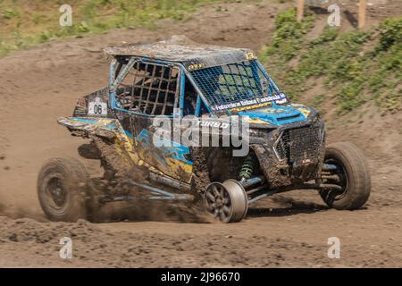 Championnat italien de vitesse hors route 2022 : voiture de course à Malpensa, Italie. Banque D'Images