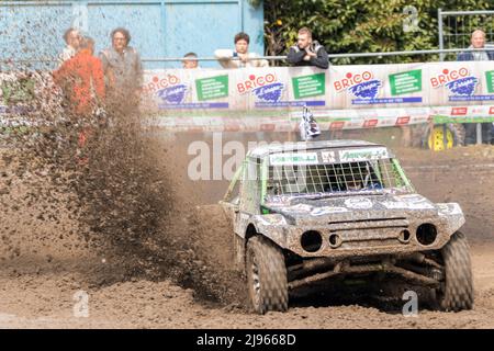 Championnat italien de vitesse hors route 2022 : voiture de course à Malpensa, Italie. Banque D'Images