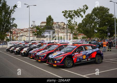 Matosinhos, Portugal . 20th mai 2022. Parc ferme lors du Rallye de Portugal 2022, 4th tour du Championnat du monde de voitures de rallye WRC 2022, du 19 au 22 mai 2022 à Matosinhos, Portugal - photo: Paulo Maria/DPPI/LiveMedia crédit: Independent photo Agency/Alay Live News Banque D'Images