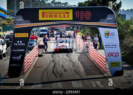 Matosinhos, Portugal . 20th mai 2022. Début de la scène lors du Rallye de Portugal 2022, 4th tour du Championnat du monde de voitures de rallye 2022 de la WRC, du 19 au 22 mai 2022 à Matosinhos, Portugal - photo: Paulo Maria/DPPI/LiveMedia crédit: Independent photo Agency/Alay Live News Banque D'Images