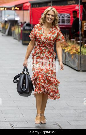 Célébrités vues à Leicester Square à Global Studios présentant: Charlotte Hawkins où: Londres, Royaume-Uni quand: 14 mai 2021 crédit: Phil Lewis/WENN Banque D'Images