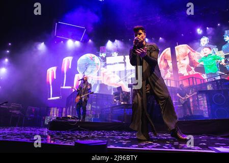 20 mai 2022 : Danny O'Donoghue, Mark Sheehan, et Glen Power du groupe pop / rock irlandais The script, se produire à la première arène directe de Leeds à la première date de leur tournée au Royaume-Uni 2022 (Credit image: © Myles Wright/ZUMA Press Wire) Banque D'Images